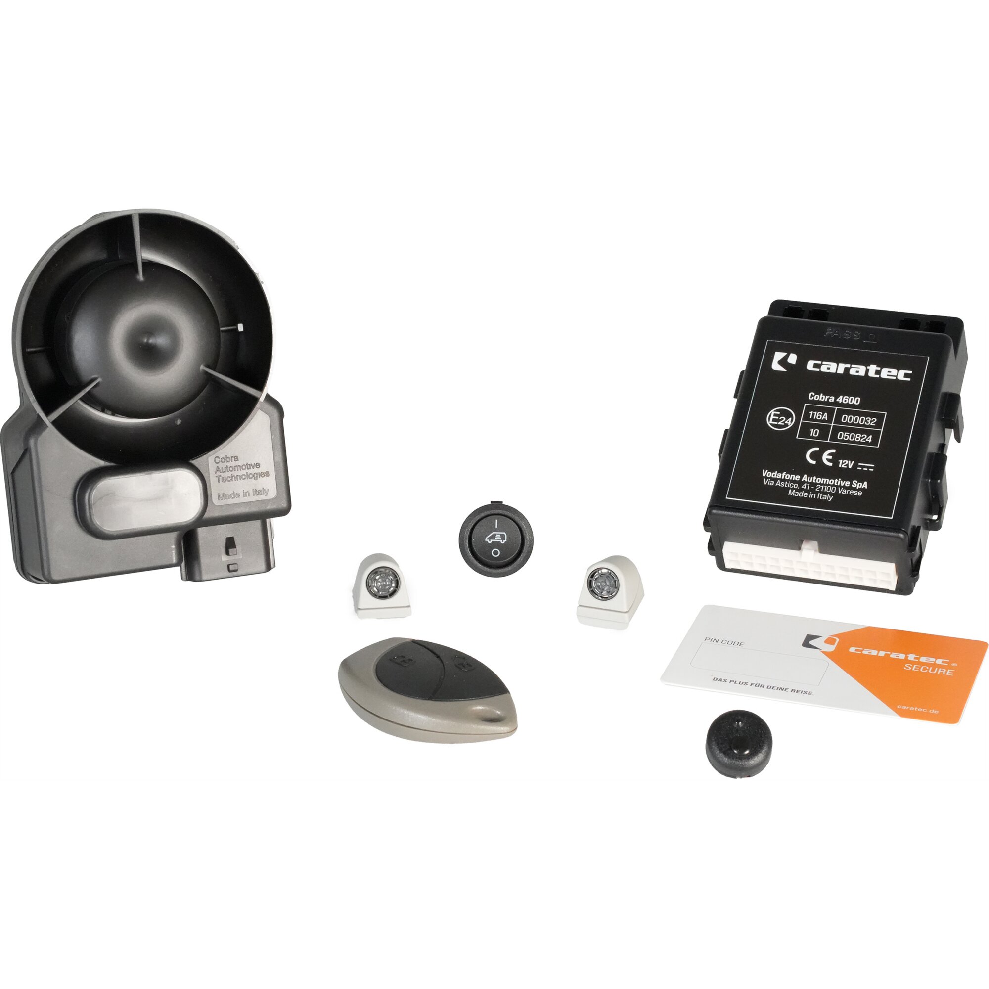 Caratec System alarmowy Caratec Secure dla Fiata Ducato, rok produkcji 2014/05 – 2021/08