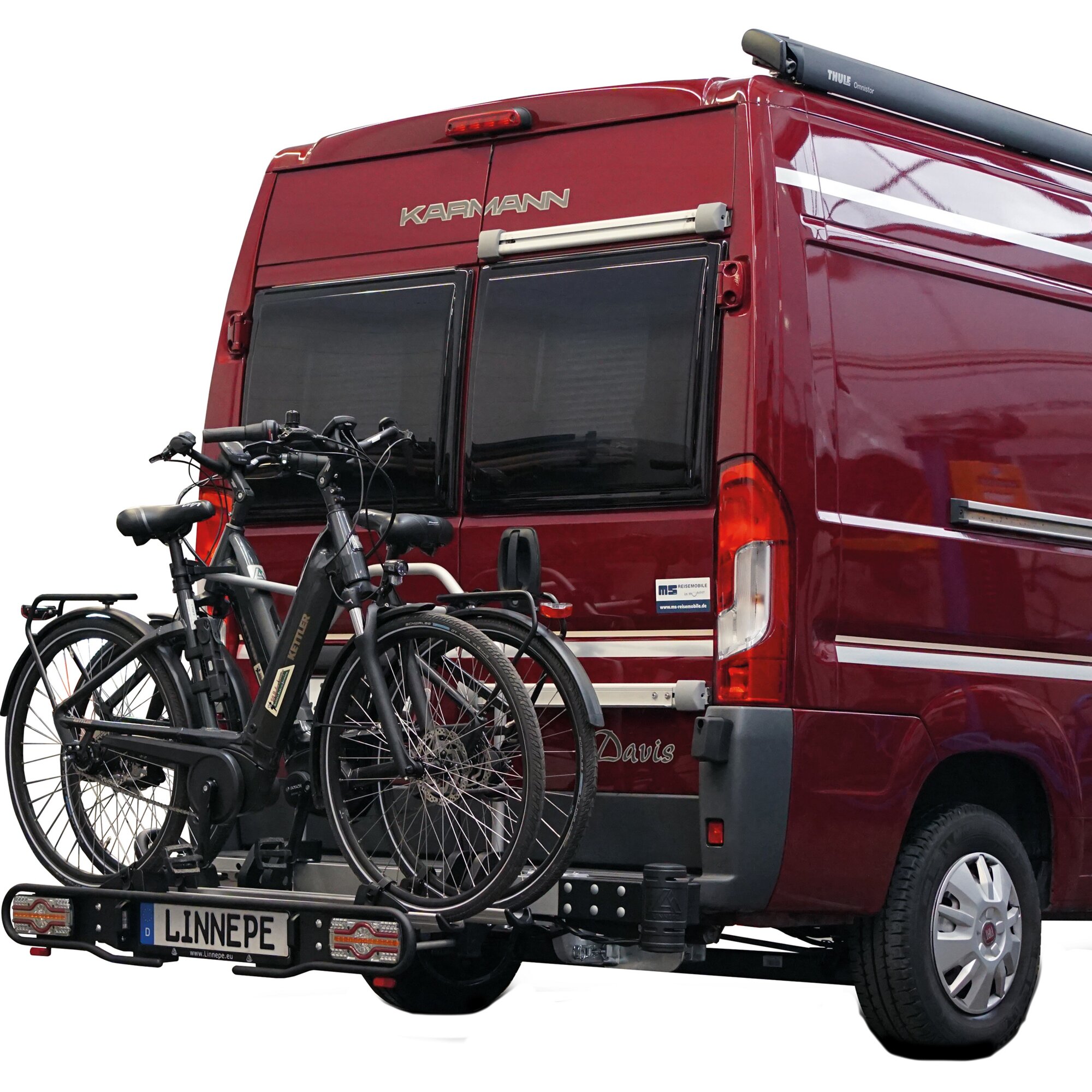 Linnepe Bagażnik na rowery GiroVan do Fiata Ducato - zwis 1000 mm -