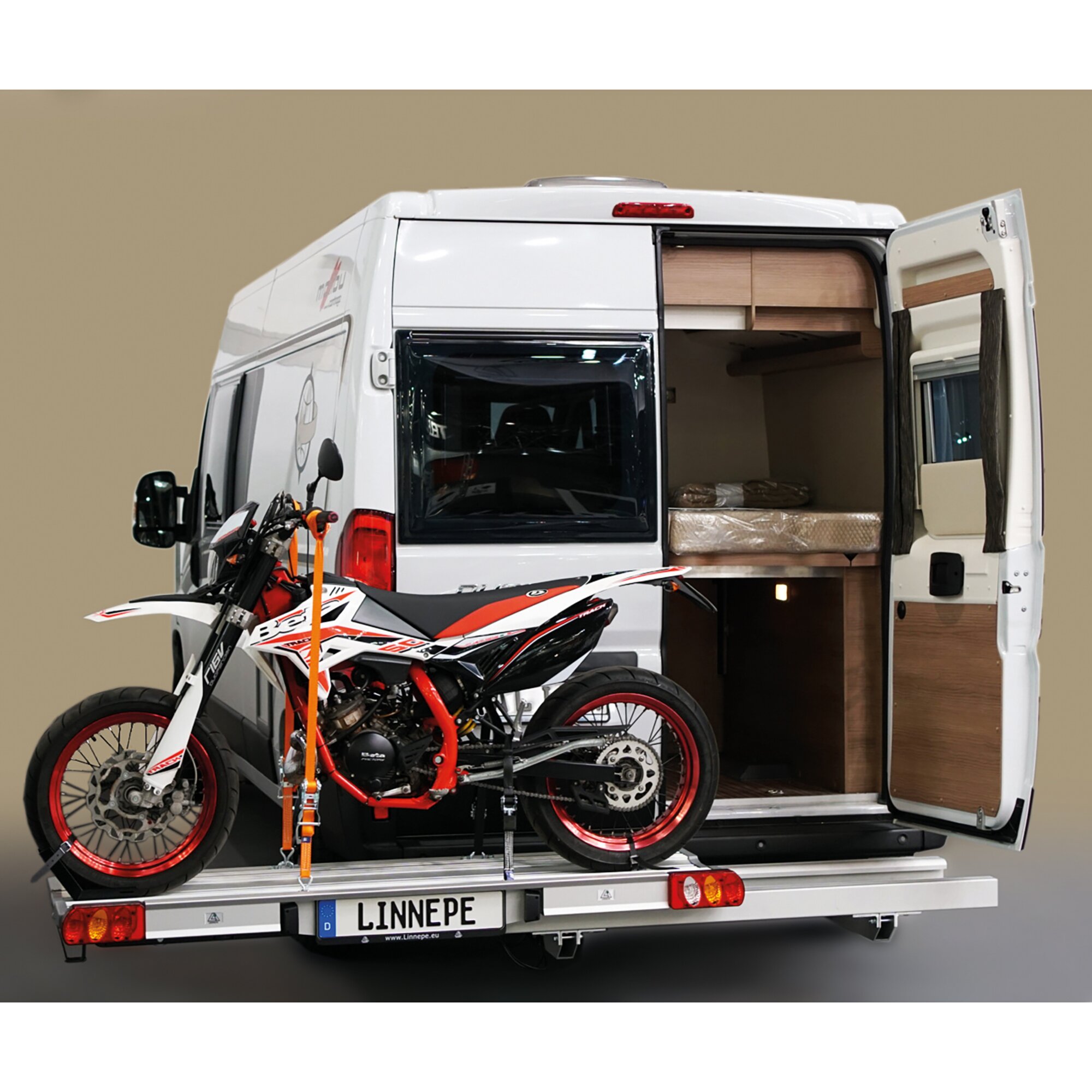 Linnepe Bagażnik ładunkowy Linnepe SlidePort do Fiata Ducato - wysięg 1000 mm -