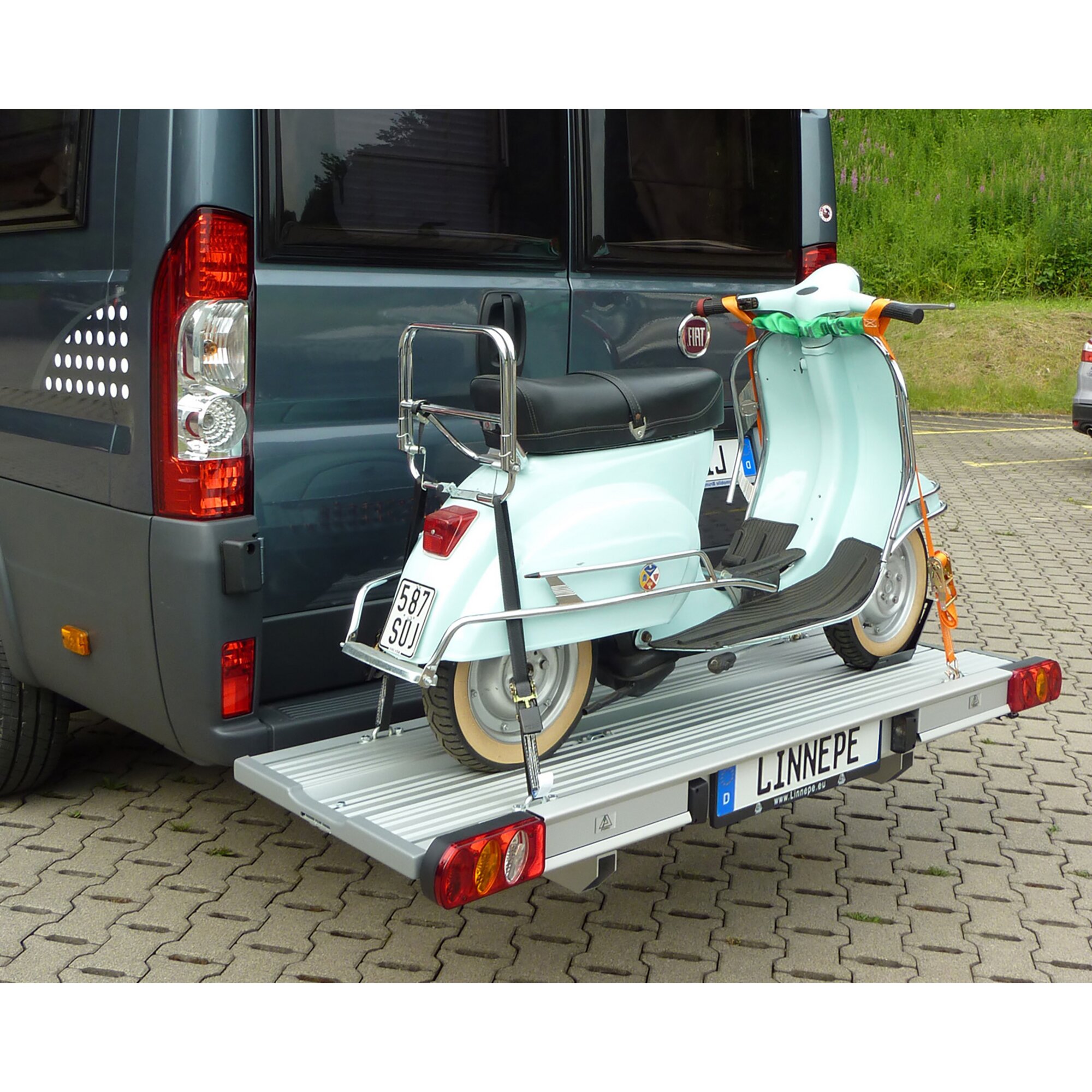 Linnepe Bagażnik ładunkowy Linnepe SlidePort do Fiata Ducato - zwis 1380 mm -