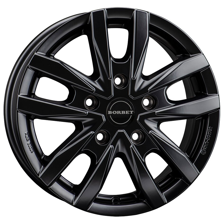 Borbet Felga aluminiowa CW5 do Fiata Ducato, 1400 kg, czarny mat, 6 x 16"