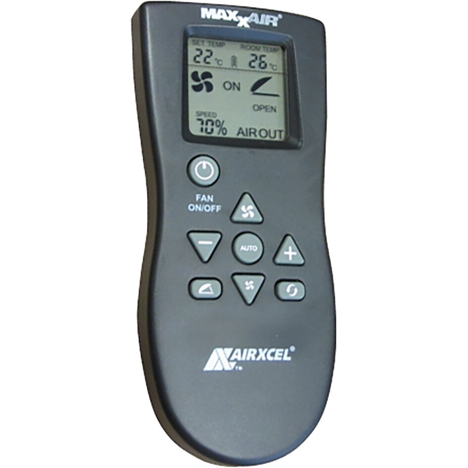 MaxxAir Wentylator dachowy MaxxFan Deluxe, przezroczysty