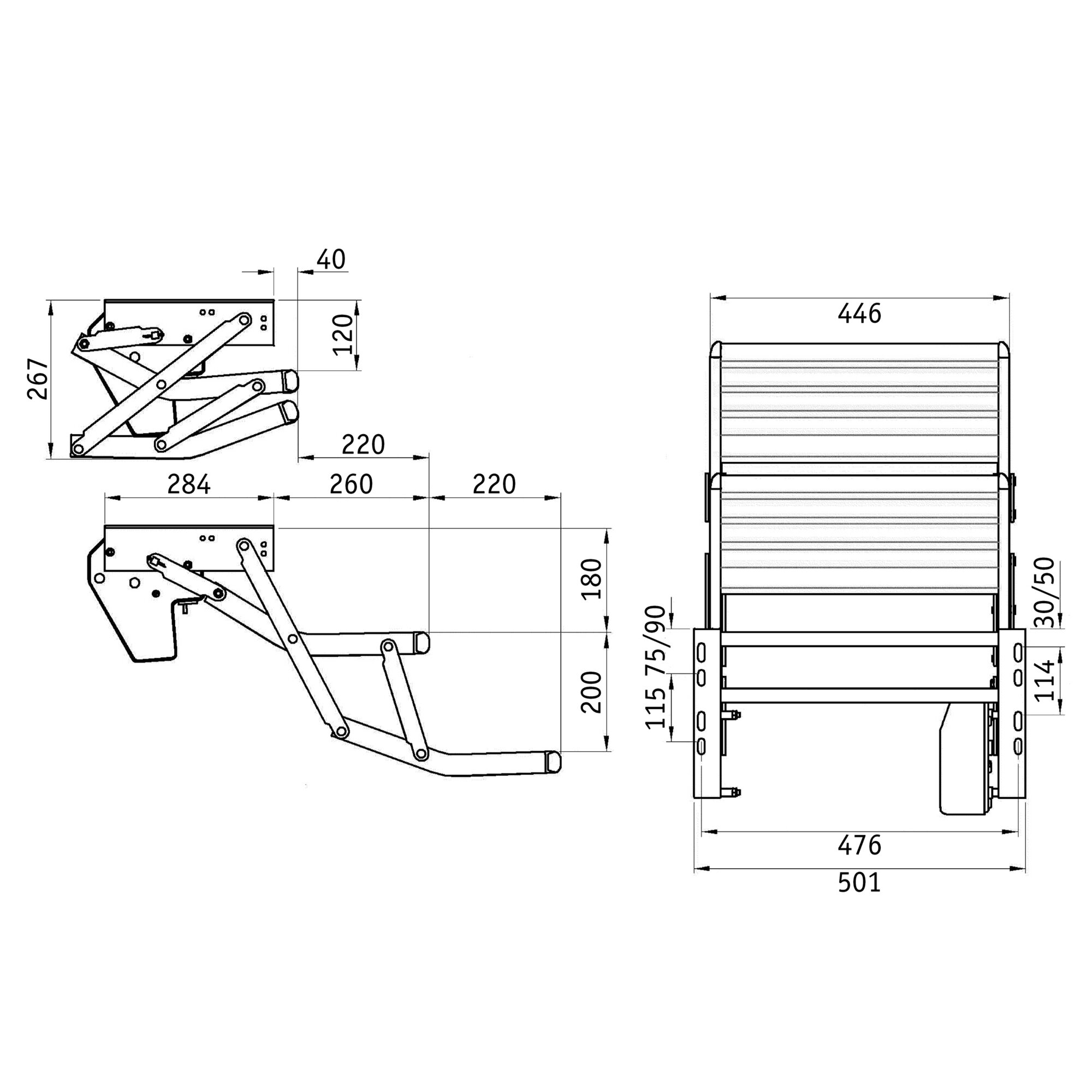 Thule Stopnie Thule Double Step 12V, 446 mm