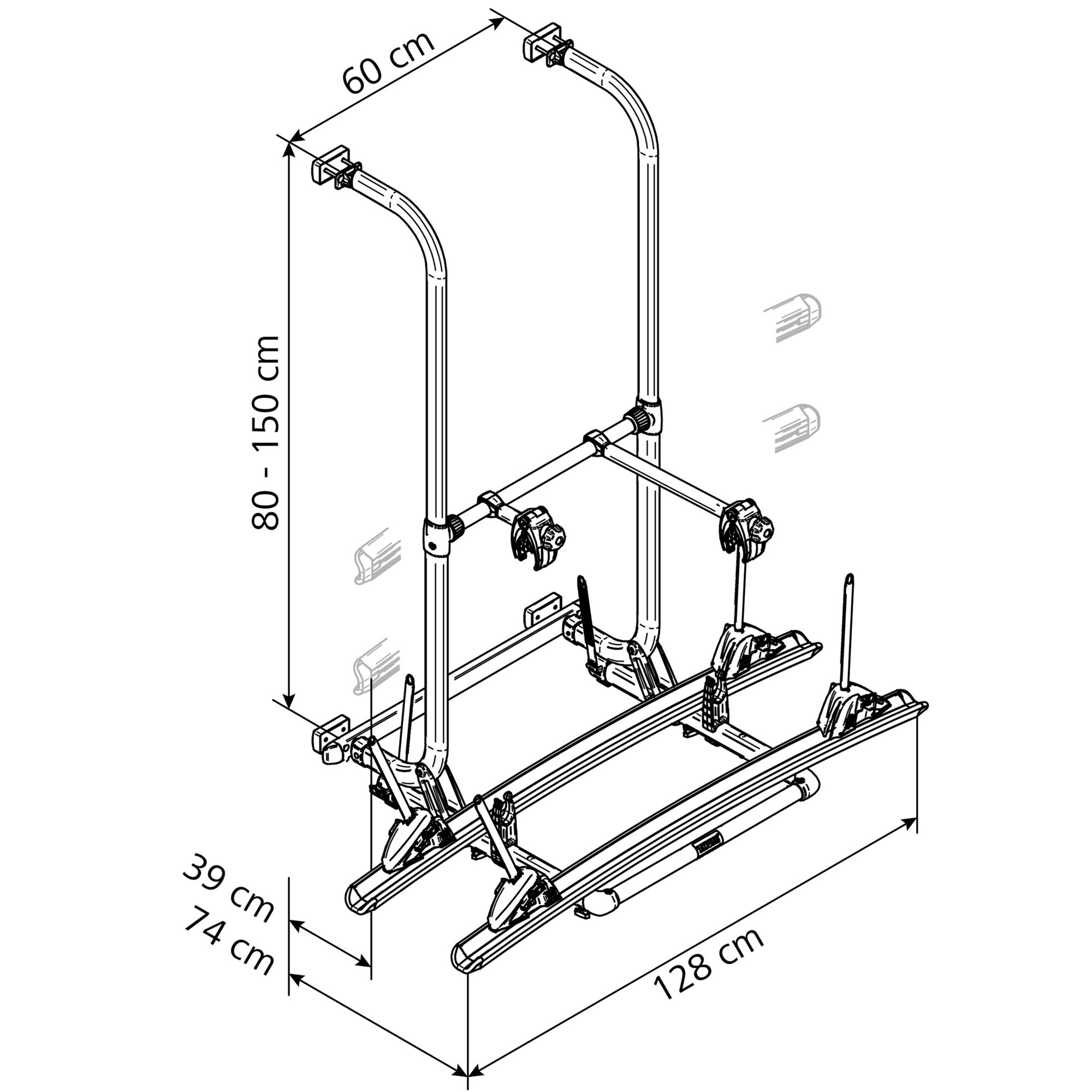 Thule Bagażnik rowerowy Thule Elite G2, standard