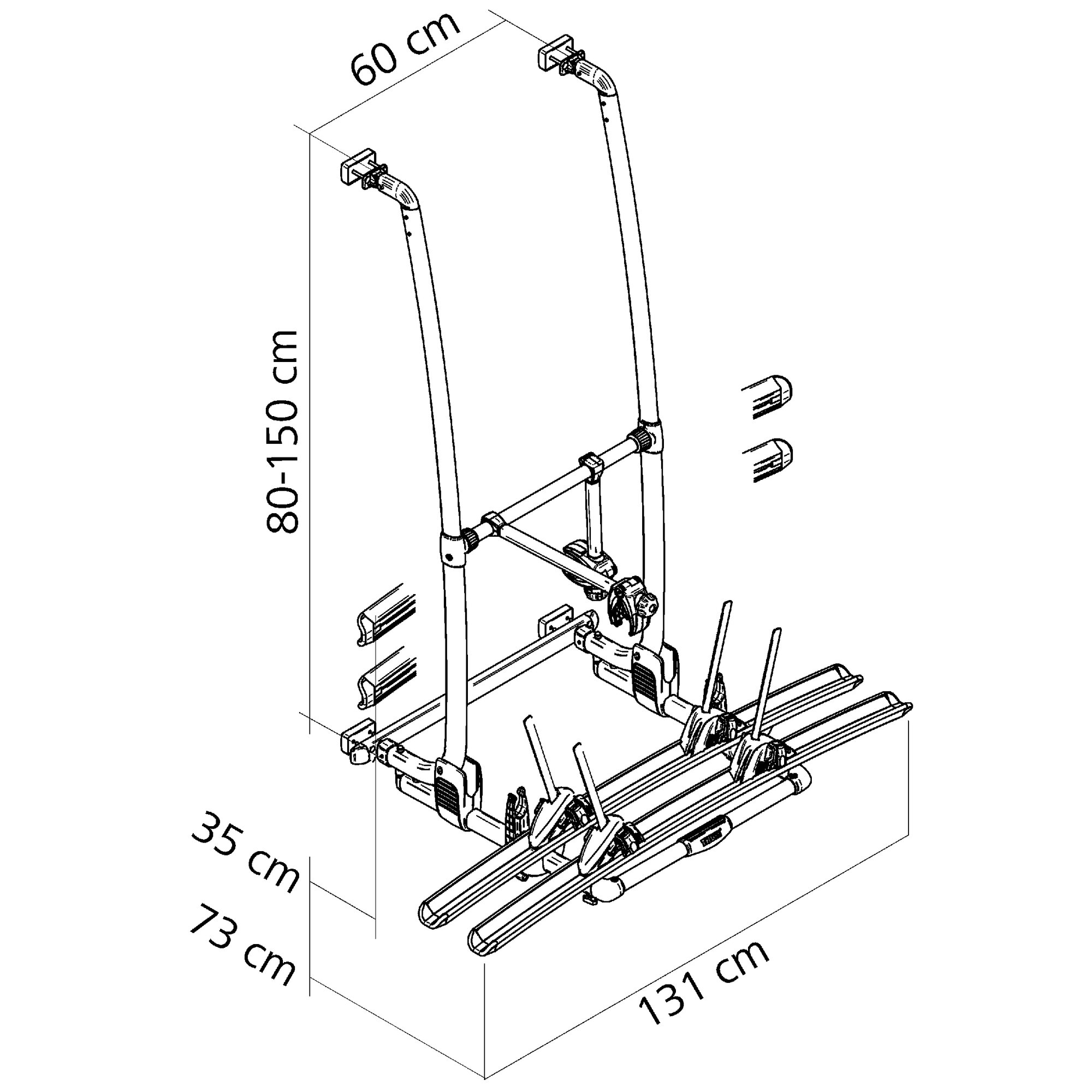 Thule Bagażnik rowerowy Thule Excellent, aluminiowy