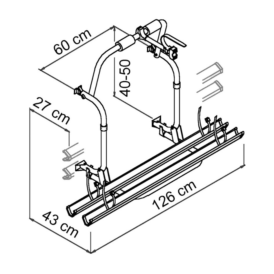 Thule Bagażnik rowerowy Thule Caravan Light