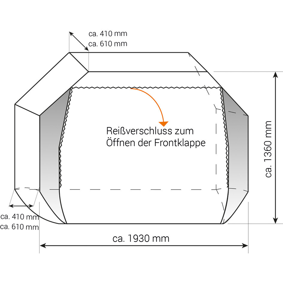 Hindermann Pokrowiec ochronny na rower Concept Zwoo, 3