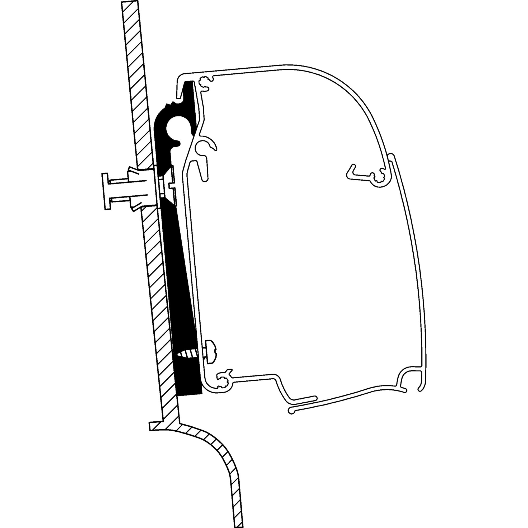 Thule Adapter VW Westfalia do Thule 4200