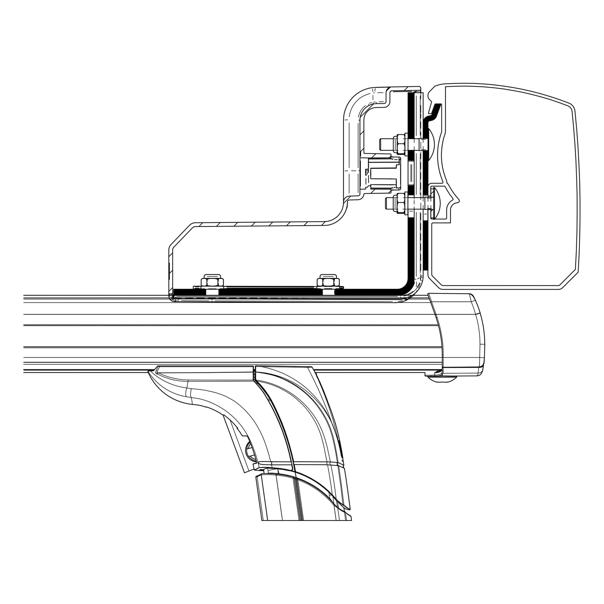 Thule Adapter bagażnika dachowego do Thule 3200