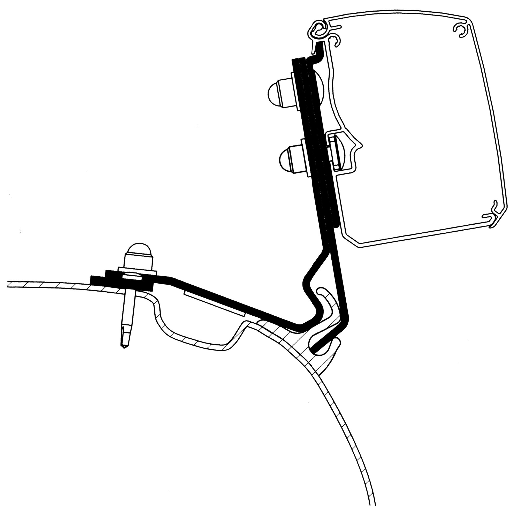 Thule Adapter Citroen Holidays Pack Max do Thule 3200