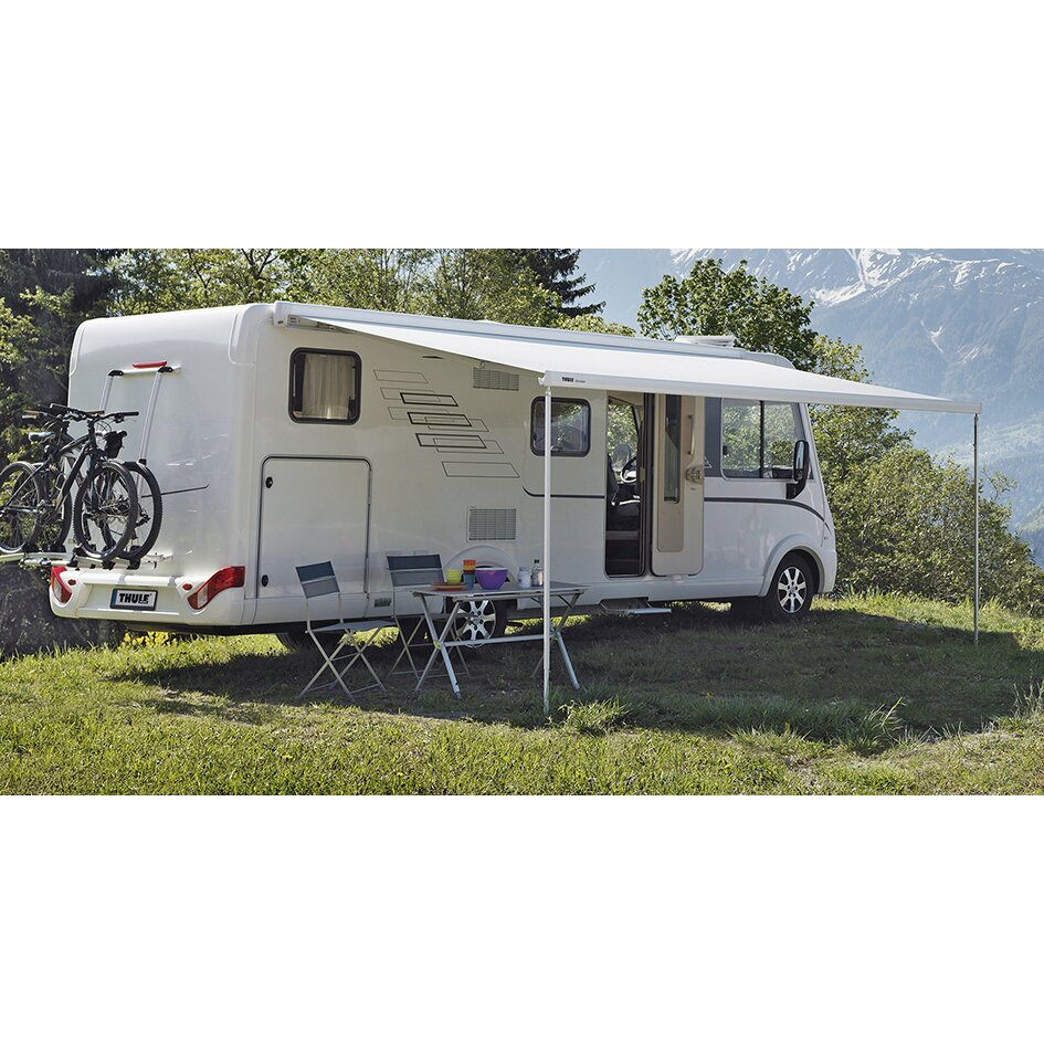 Thule Markiza Thule Omnistor 8000, biała, 4 m, szafirowo-niebieska