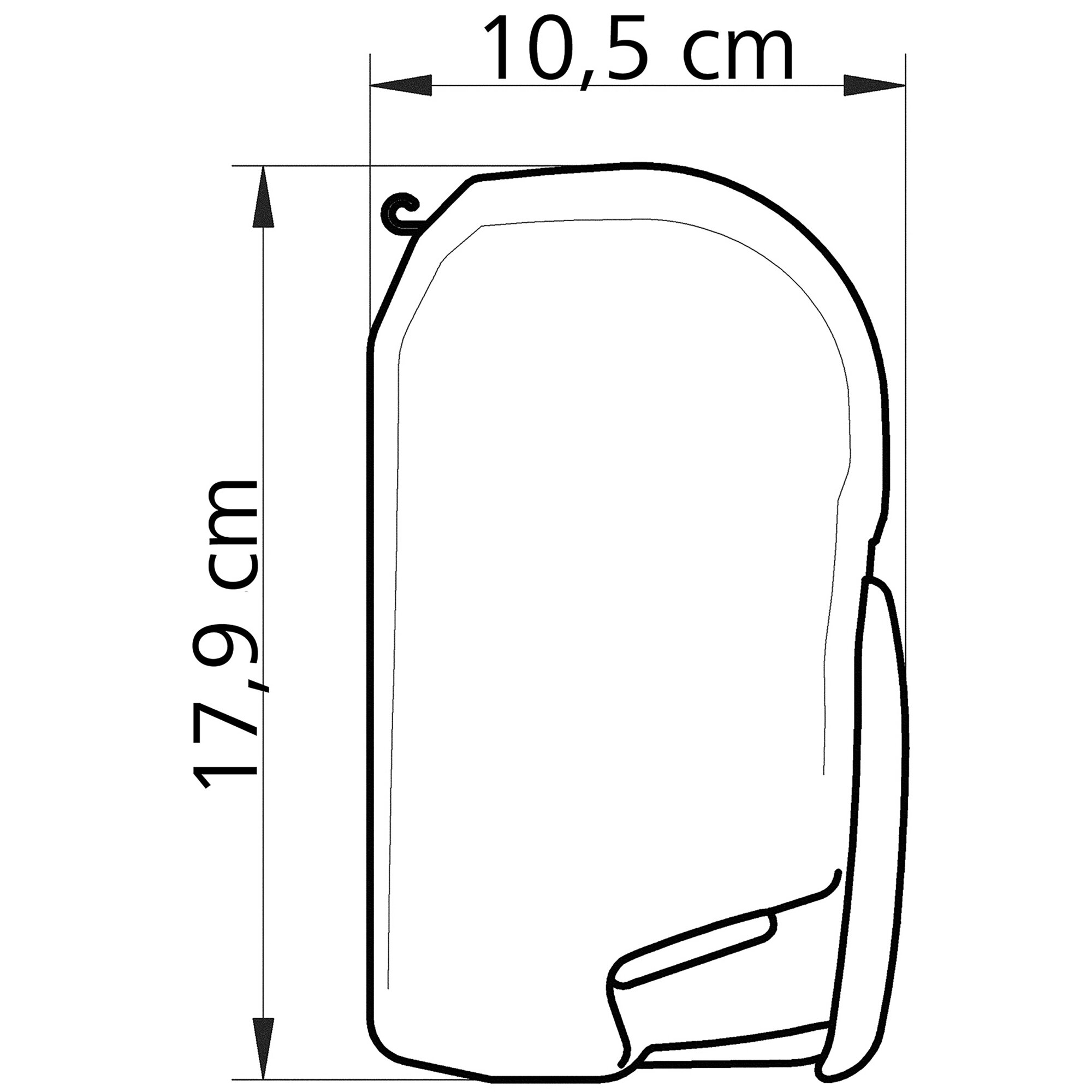 Thule Markiza Thule Omnistor 8000, biała, 4 m, szafirowo-niebieska
