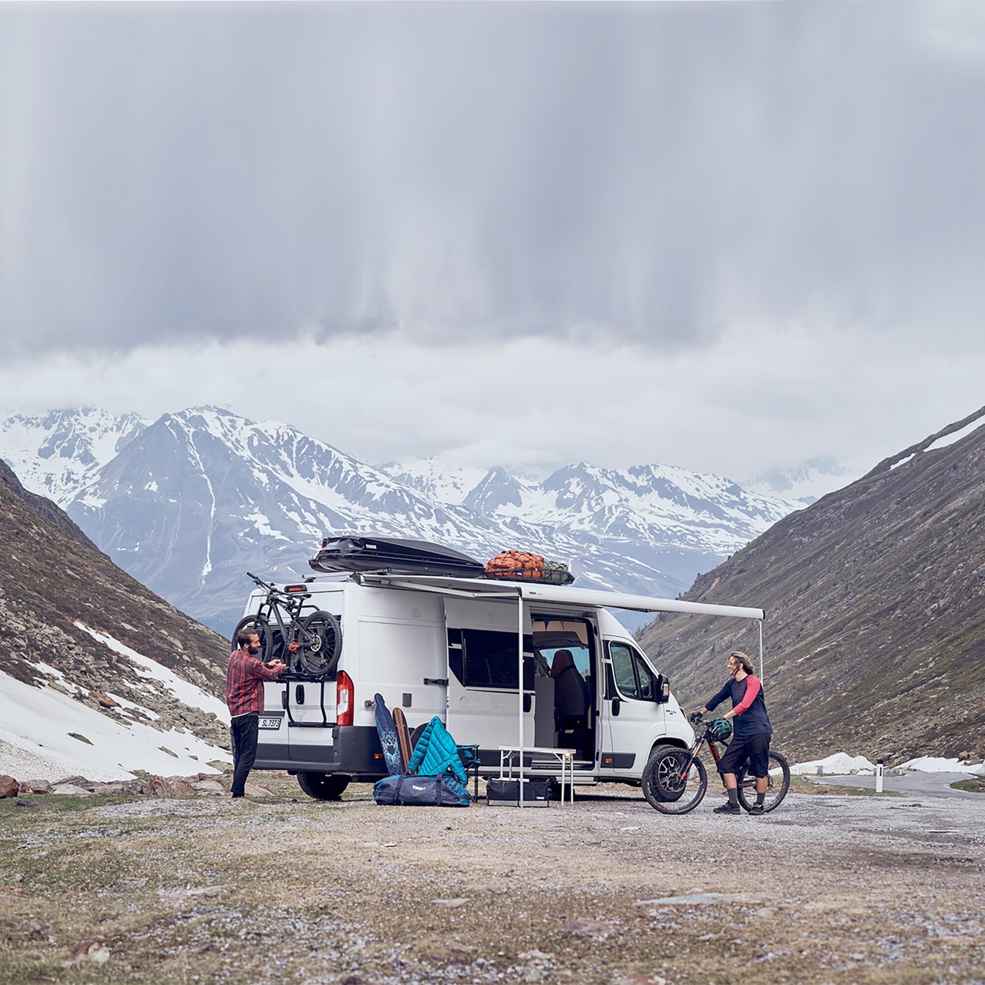 Thule Bagażnik na rowery Thule Elite Van XT do Fiata Ducato produkowanego od 2006/07, kolor czarny