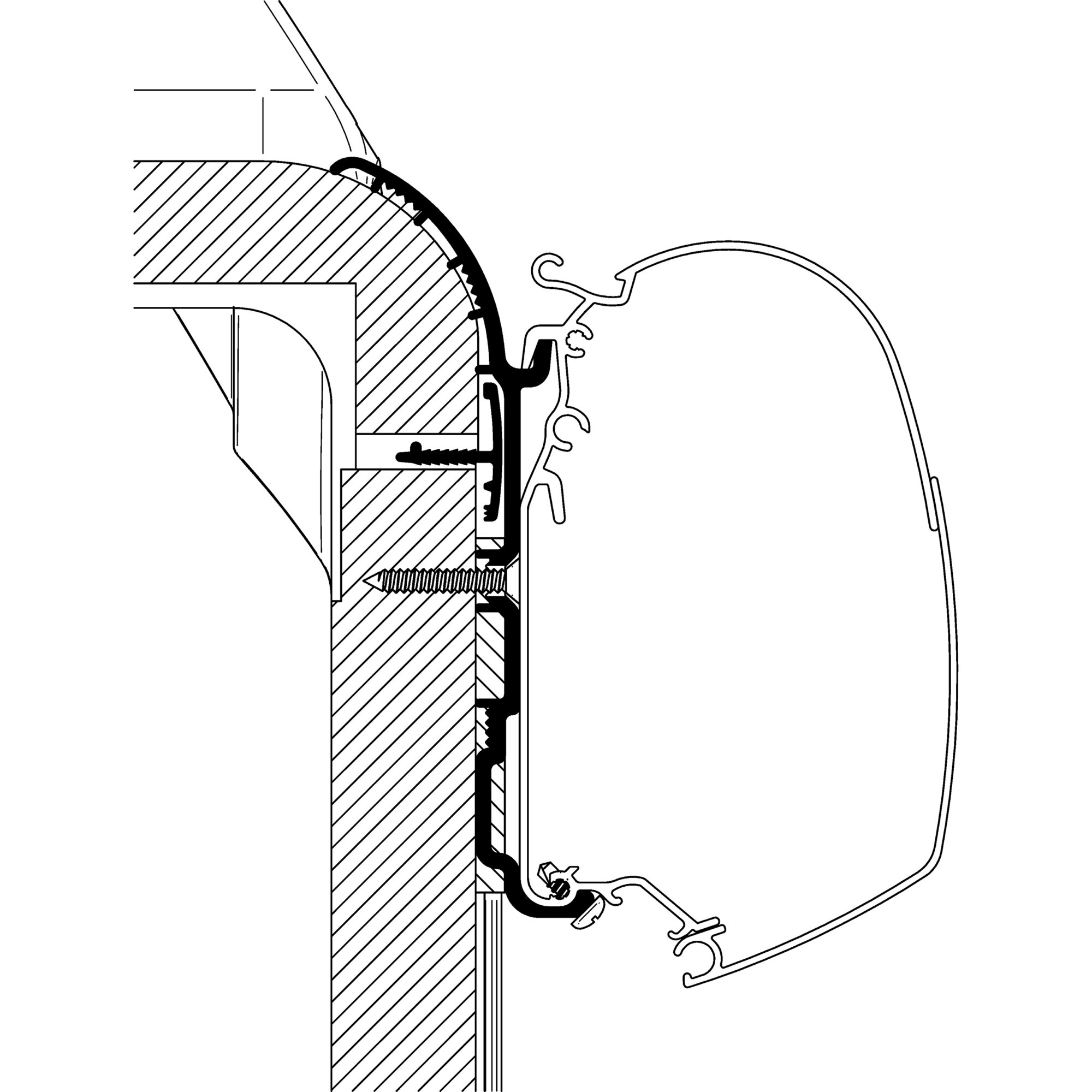 Thule Adapter do Bürstner Ixeo T680 do serii TO 5 i 8