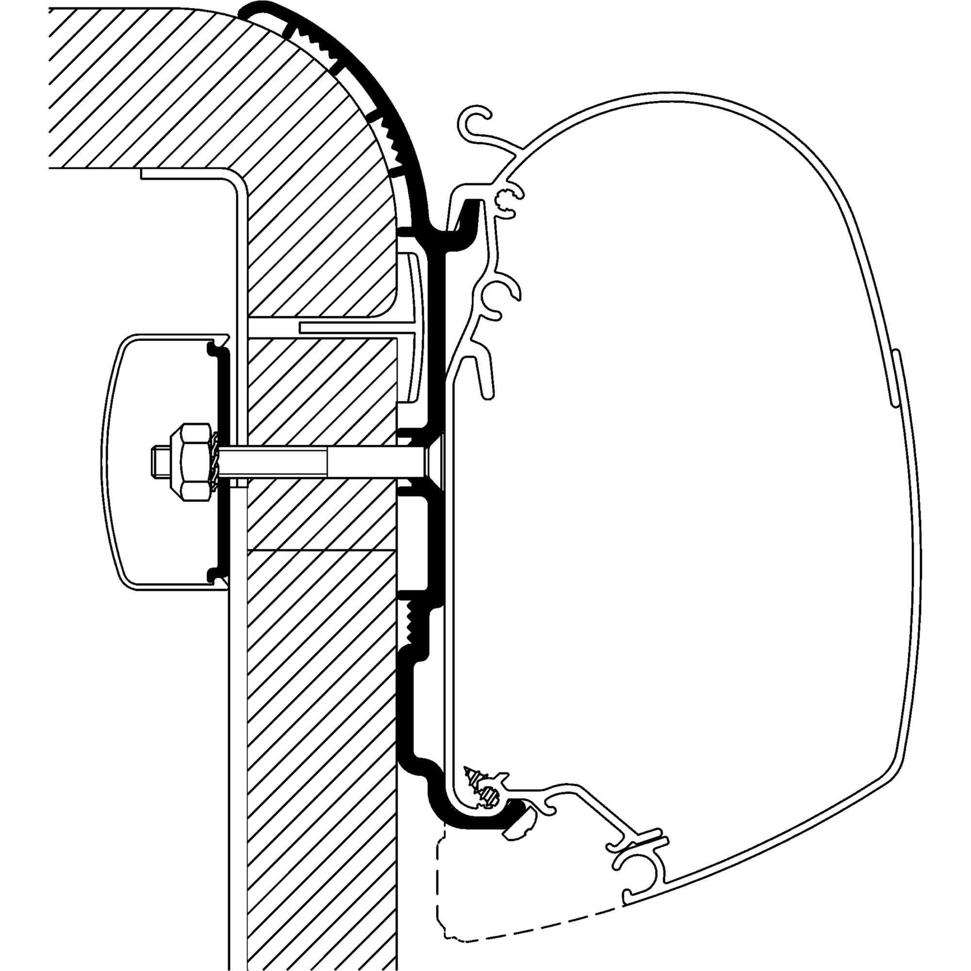 Thule Adapter Bürstnera