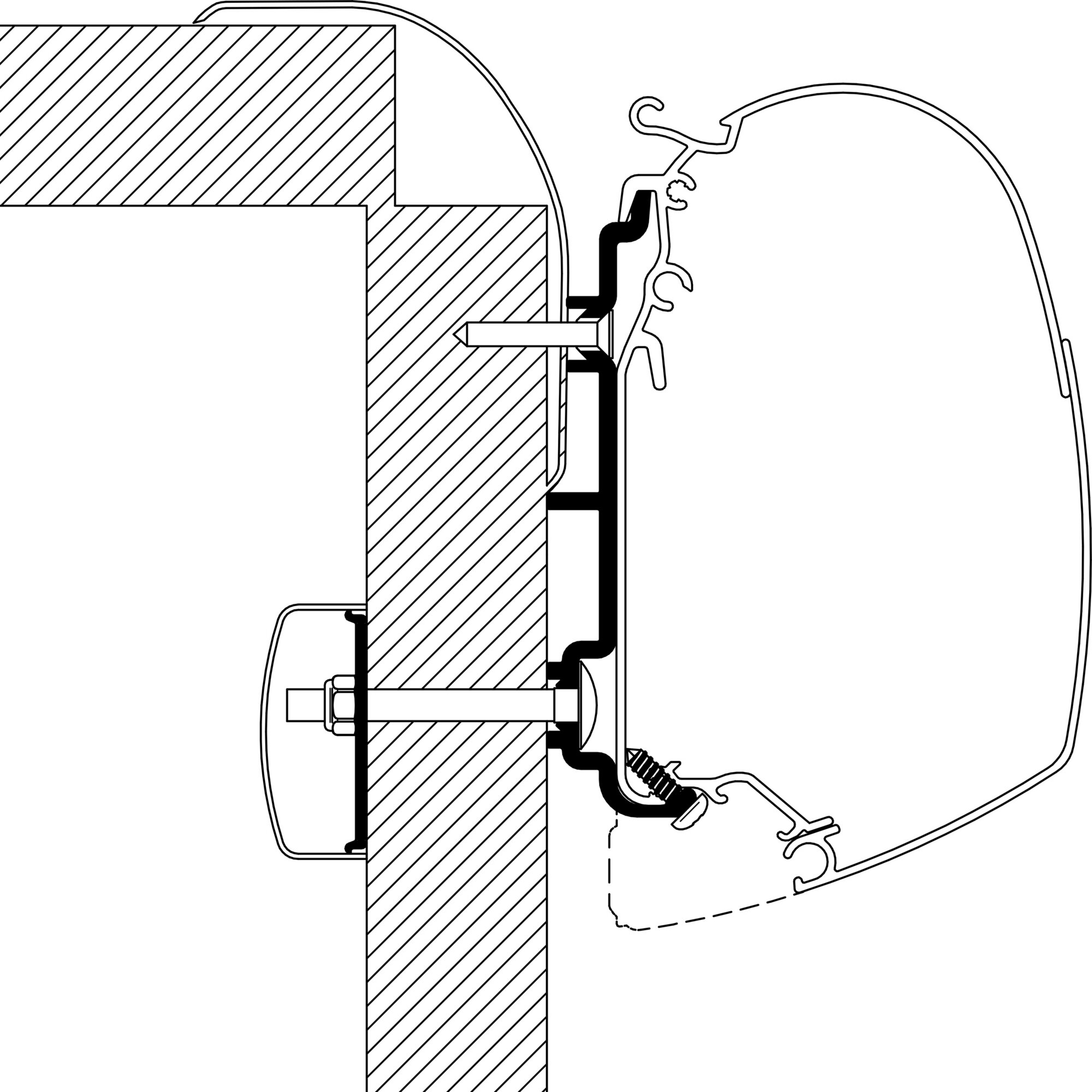 Thule Adapter Frankia do serii TO 5 i 8, 6 m