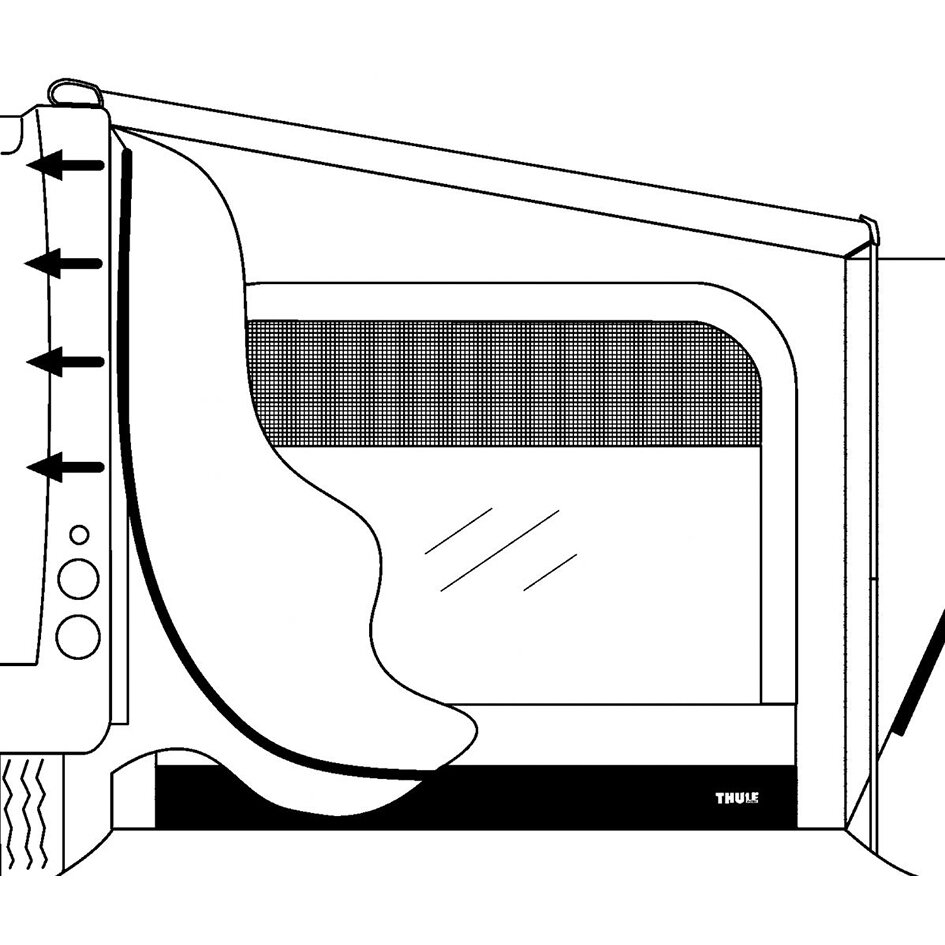 Thule Zestaw do napinania bocznego QuickFit