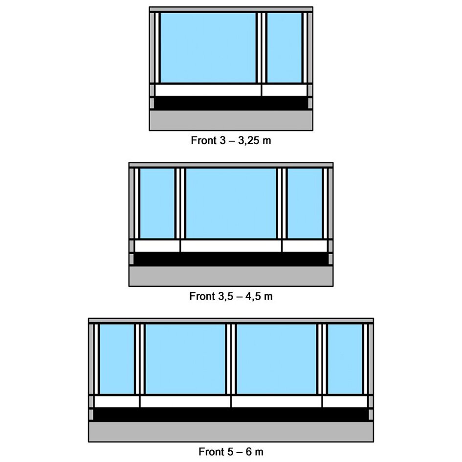 Thule Panel przedni Thule Residence G3, 4,25 m, 215 – 274 cm