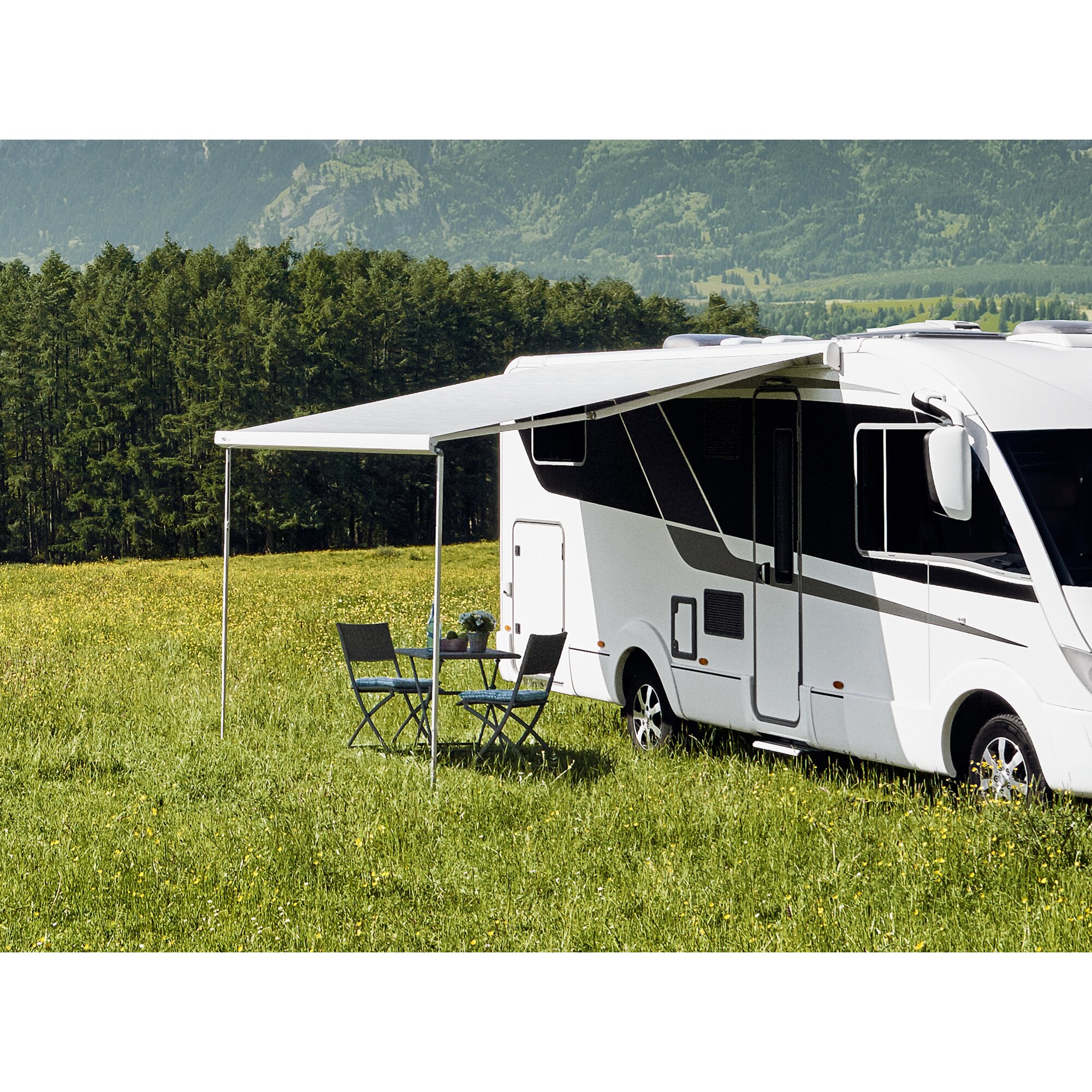 Thule Markiza Thule Omnistor 5200 z silnikiem, anodowana, 5,05 m