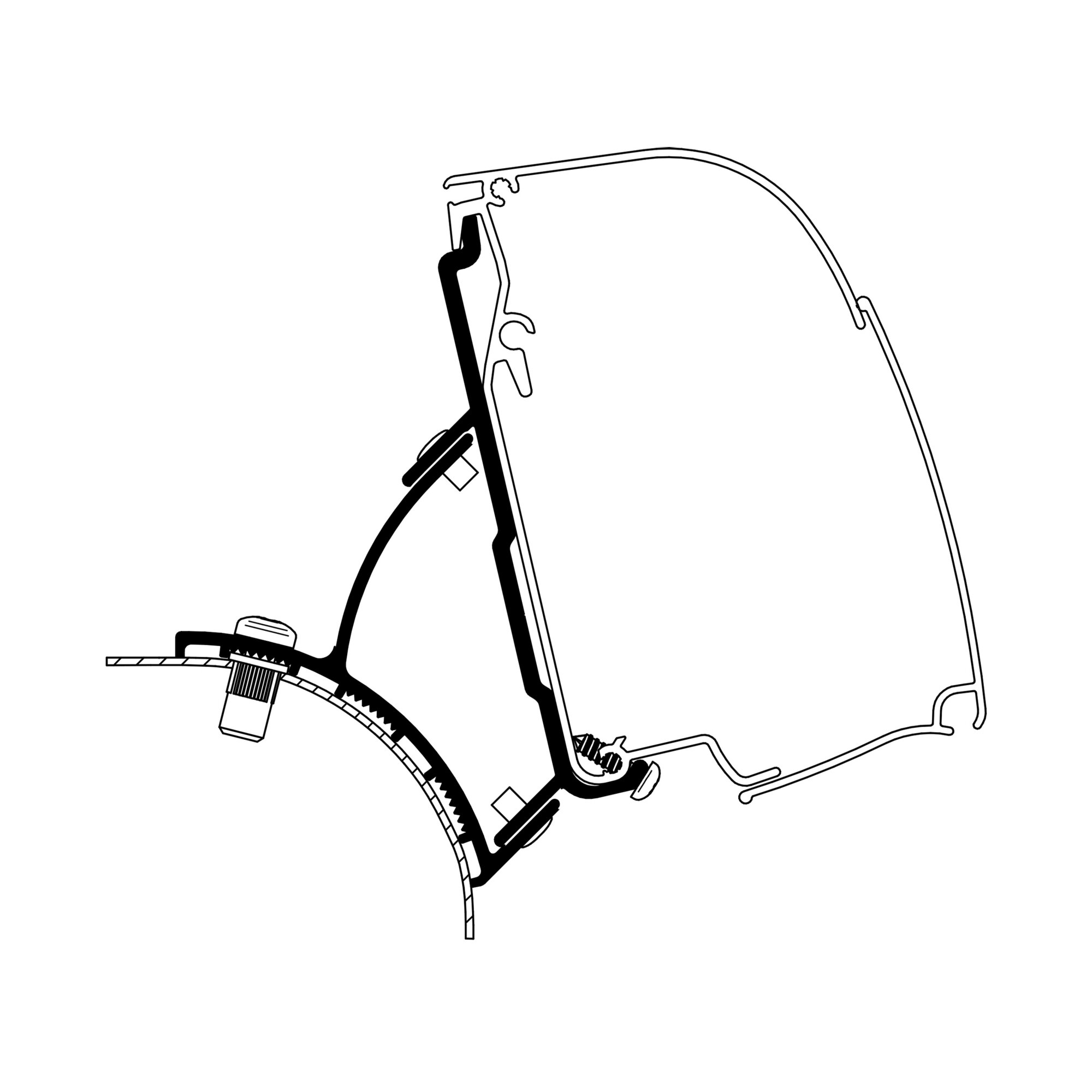 Thule Adapter VW T5/T6 do Thule 4200