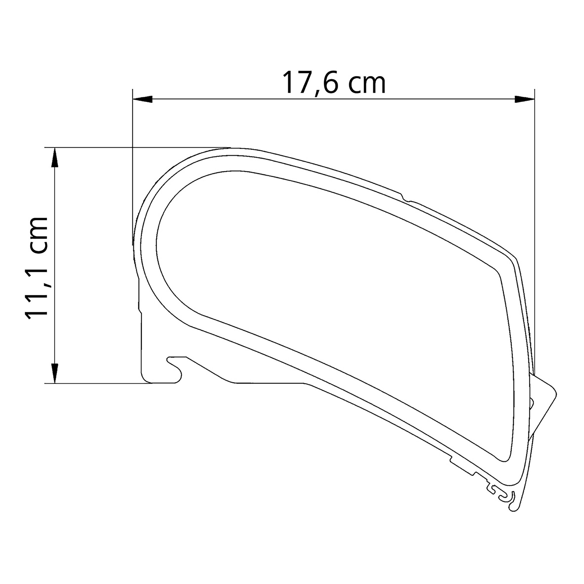 Thule Markiza Thule Omnistor 9200, anodowana, 4,50 m, Mystic Grey