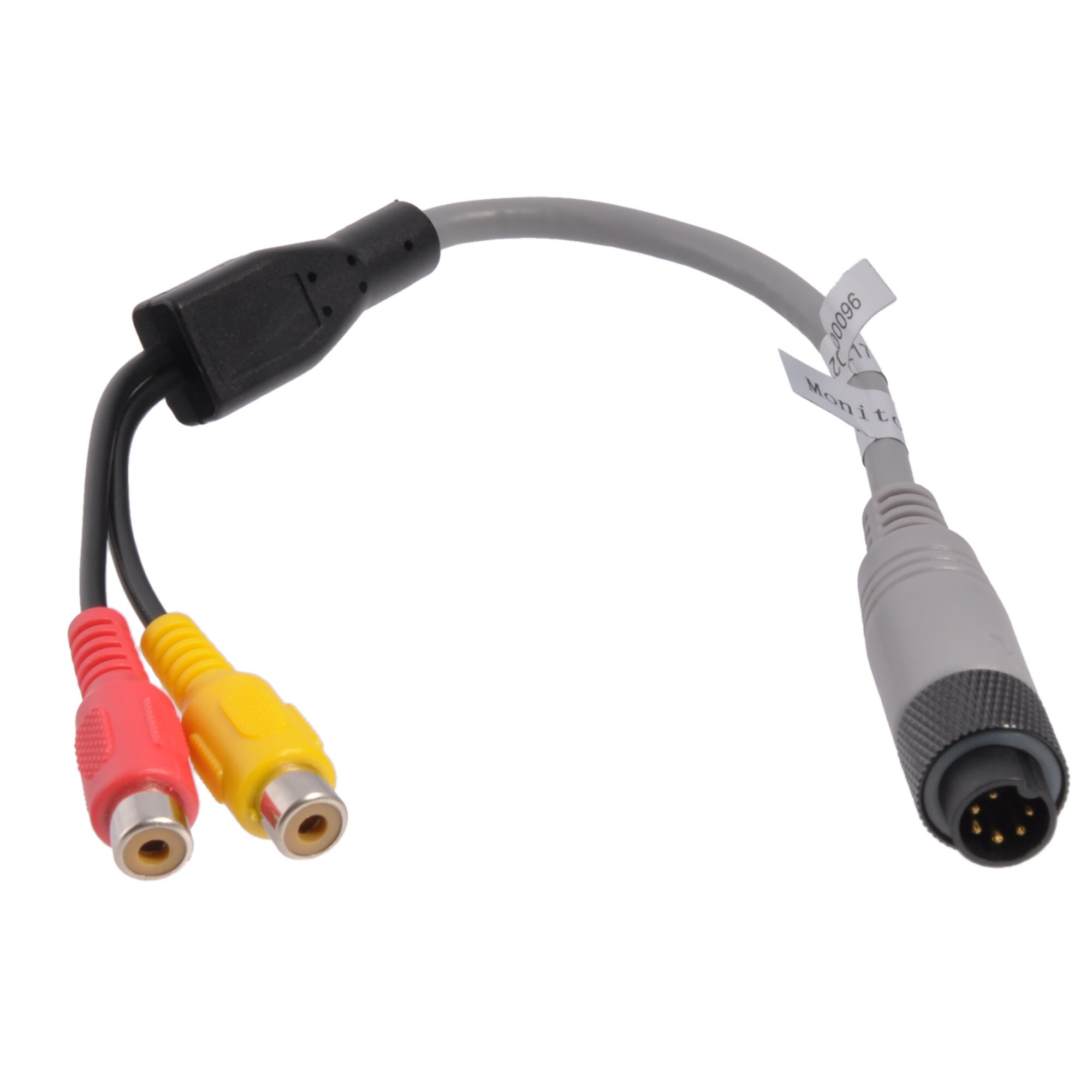 Dometic Adapter monitora, 6-biegunowa wtyczka gwintowana na złącze RCA