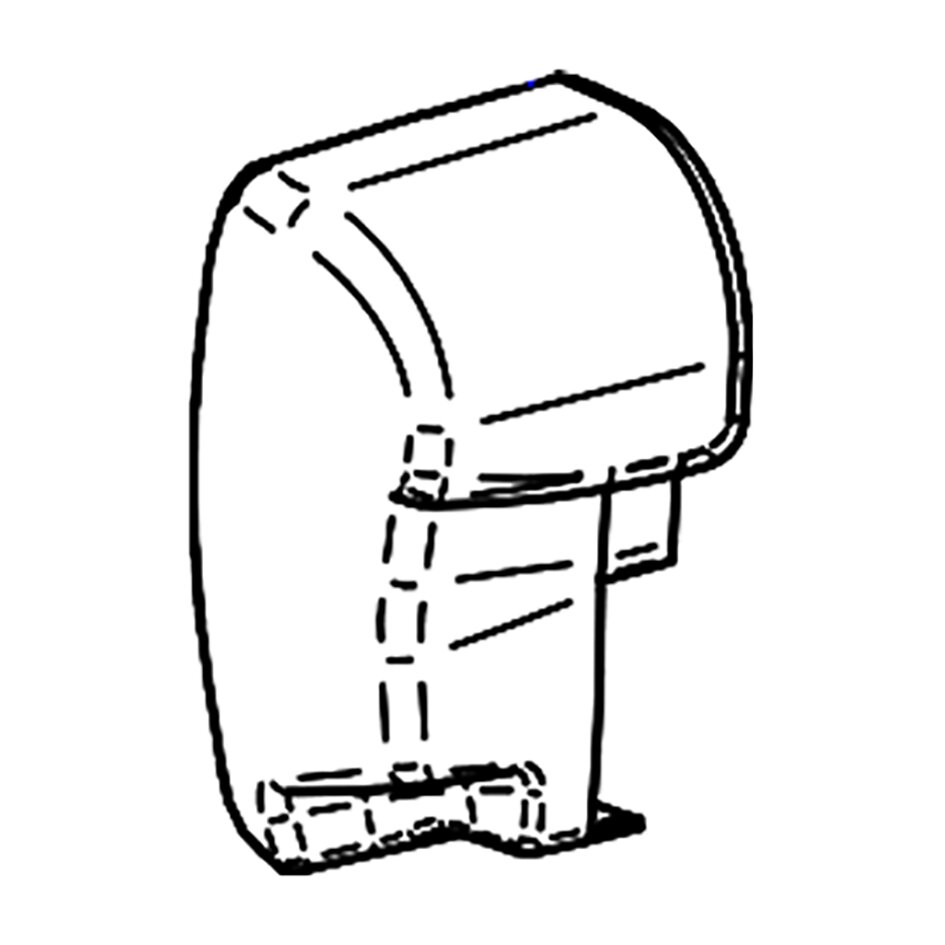 Thule Zaślepka lewa (silnik) do TO 8000, antracyt