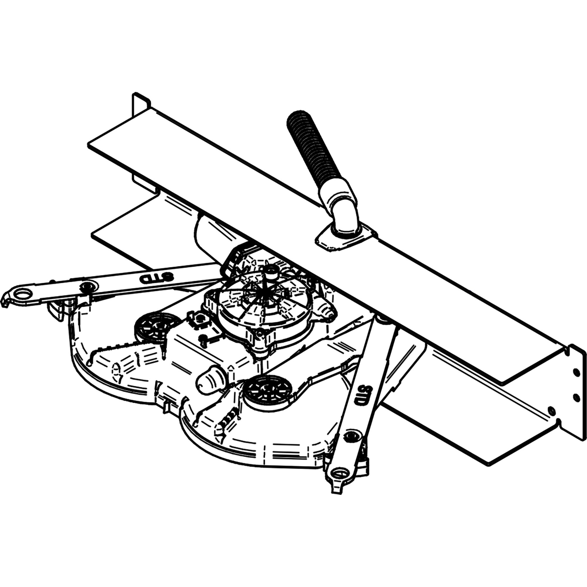 Thule Silnik kompletny Thule wysuwany stopień G2 12V 400