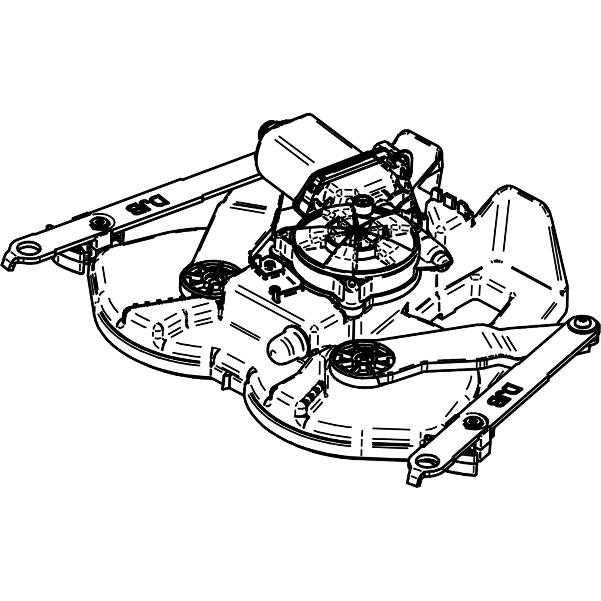 Thule Silnik Thule Wysuwany stopień G2 Ducato 12V Zawiera. Mechanizm nożycowy