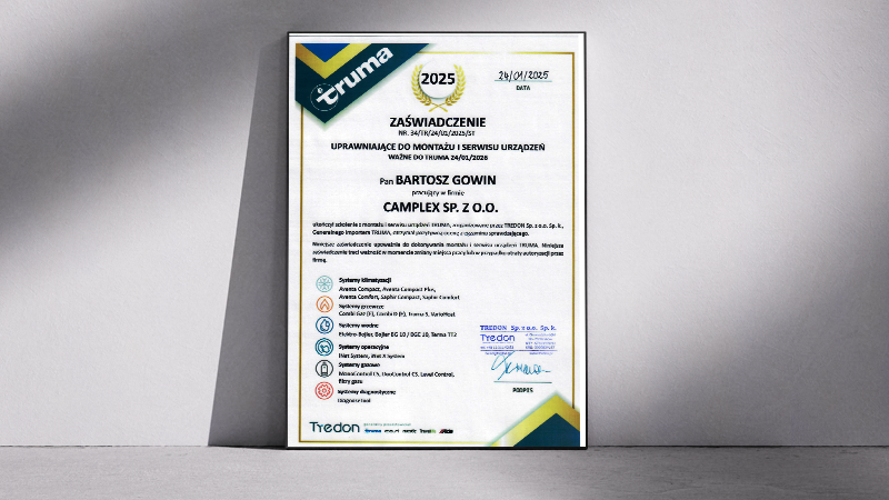 Uzyskana autoryzacja serwisowa TRUMA – Jesteśmy autoryzowanym serwisem gwarancyjnym i pogwarancyjnym!
