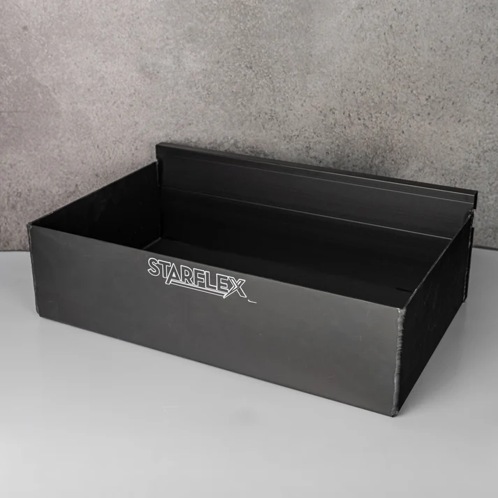 Starflex Pojemnik do przechowywania z aluminium S375mm G225mm W50mm