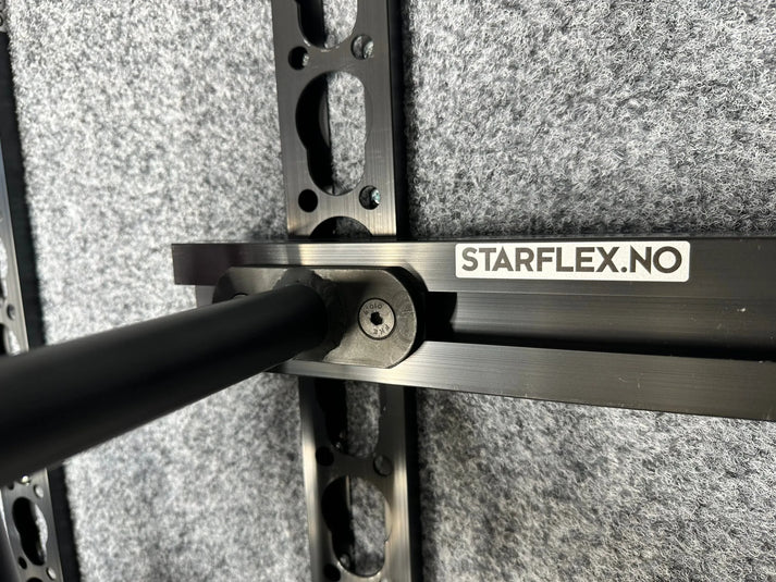 Starflex Pozioma szyna do uchwytów rowerowych 990x60x30mm